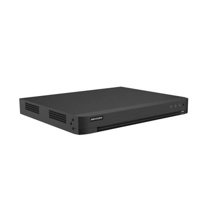 DVR Hikvision TURBO HD H.265 32CH, HDTVI/AHD/CVI/CVBS/IP, 1080P / 5 MP LITE, HDMI y VGA,  Reco Facial, Hasta 2x12TB
