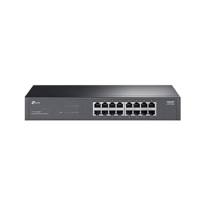 Switch TP-LINK LS1016G de Sobremesa con 16 puertos RJ45 a 10/100/1000Mbps Gigabit, Rack