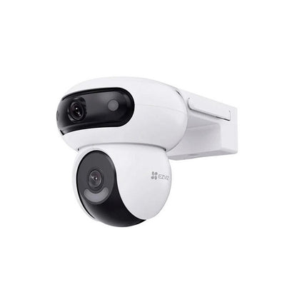 Cámara PT IP WiFi EZVIZ H90 Dual, 4MP 2K+, Lente 2.8mm y 6mm, visión 360°, Audio bidireccional, IR 30M, VN a color, IP65, MSD Hasta 512GB