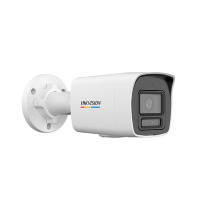 Cámara IP Bullet Hikvision, POE, 2.8mm, 6MP 3K, IR 30M, ColorVu 3.0, Micrófono, IP67, Metal/Plástico