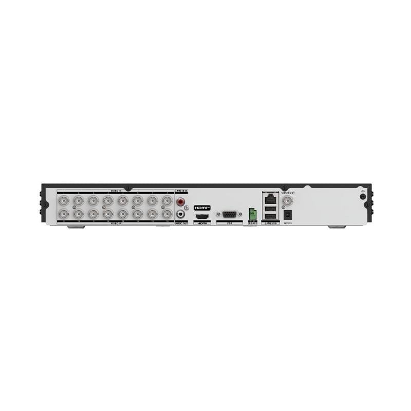 DVR Hikvision TURBO HD H.265 pro+ 16CH, HDTVI, AHD, CVI, CVBS, IP, 1080P / 5MP LITE, HDMI, VGA, Hasta 2x12TB