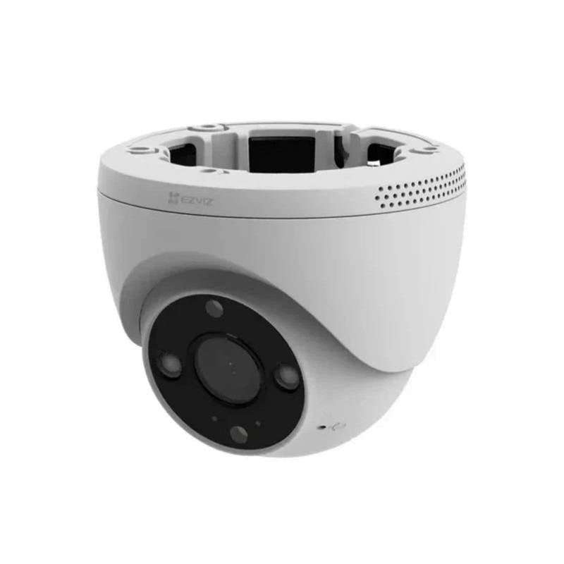 Camara Domo IP WiFi EZVIZ, H4 3MP 2K 2.8mm, IR 30m, IP67, Micrófono, MicroSD Hasta 512GB, Visión Nocturna A Color