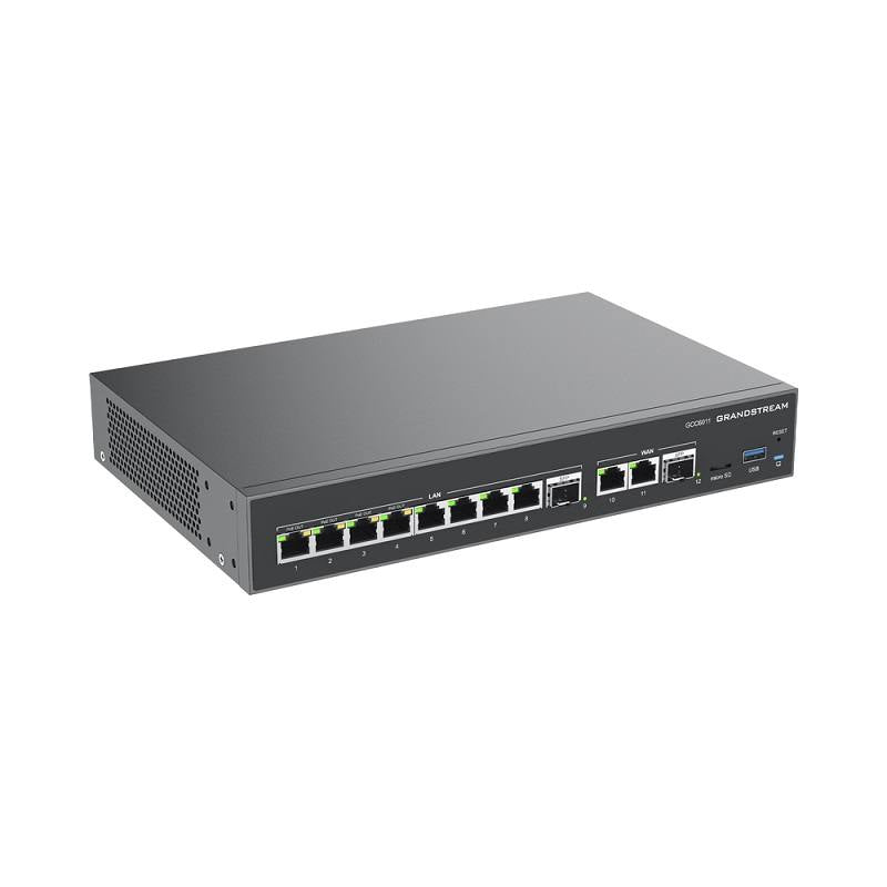 Router GrandStream GCC6011 de 10 Puertos Gigabit (4x PoE) + 2x SFP 2.5 Gigabit