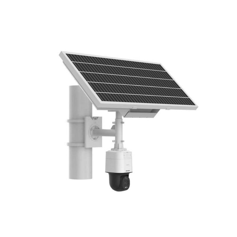 Camara IP Mini PT Hikvision, 4mm, 4MP, IR 30m, Solar, 4G, Color Vu, Audio bidireccional, IP67 Weatherproof, Plástica