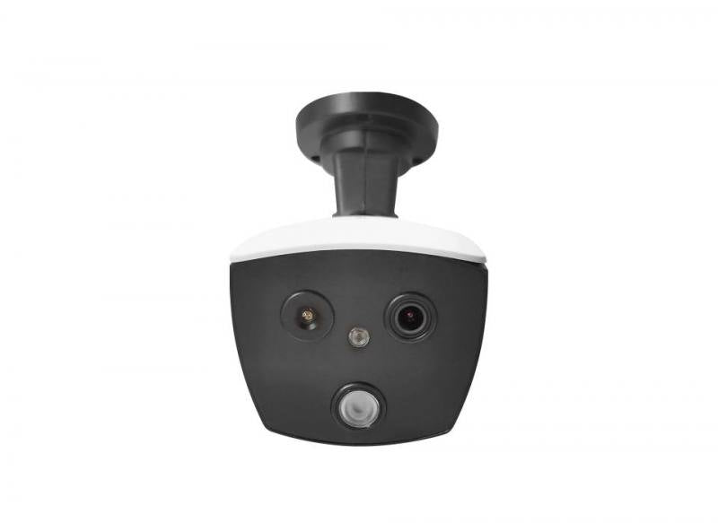 Camara IP Bullet T-VISION 2MP, H.264/MJPEG/H.265, con medidor térmico AI, RJ45 10/100, IP66, Metal