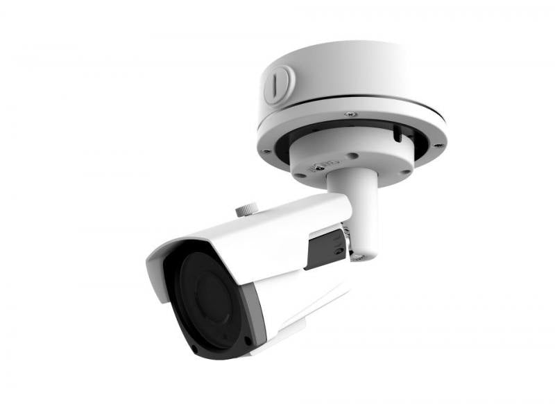 Camara Bullet Hibrida T-VISION, 1/2.8" SONY Starvis CMOS, 4en1, 5MP, IR 40m, OSD, IP66, 2.8-12mm, Metal
