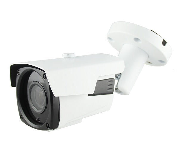 Camara Bullet Hibrida T-VISION AHD/CVI/TVI/CVBS 5MP, IR 40m, OSD, IP66 Waterproof, 2.8-12mm, Metal