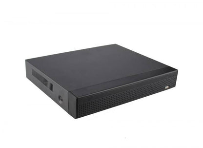 NVR T-VISION de 25CH H.265, 8MP, HD/VGA, hasta 2x16TB, 2xUSB, 1xRJ45, 4K Suport.