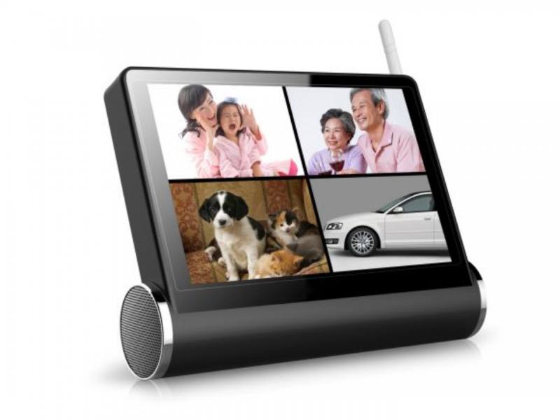 NVS wifi con pantalla tactil 4CH, 720P, grabacion en tiempo real
