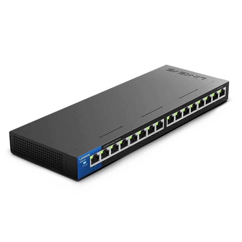 Switch LINKSYS LGS116, 16 puertos Gigabit Ethernet 10/100/1000
