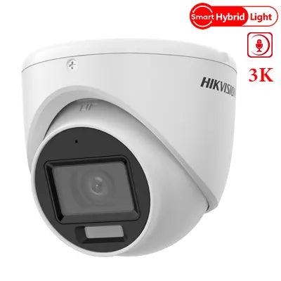 DOMO HIKVISION 3K LUZ SMART HYBRID MIC.