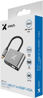 Xtech - Video adapter - USB Type C
